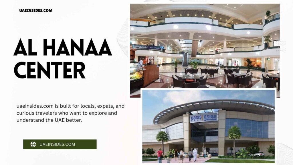 Al Hanaa Center is a commitment to sustainability as its sole promise